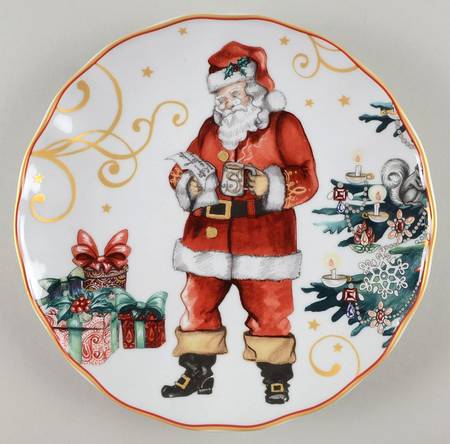 Williams-Sonoma Twas the Night Before Christmas Salad Plate