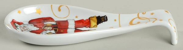 Williams-Sonoma Twas the Night Before Christmas Spoon Rest/Holder (Holds 1 Spoon)