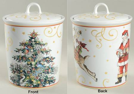 Williams-Sonoma Twas the Night Before Christmas Cookie Jar & Lid