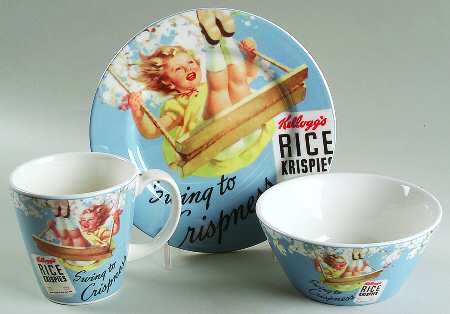 Vintage Kids Girl On Blue by Zrike