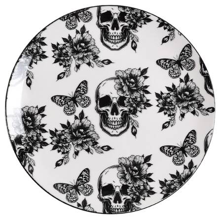 Skull and Butterfly by Zrike