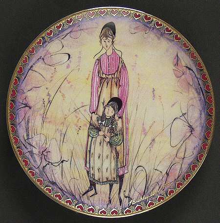 Mother's Day Plates by Anna Perenna