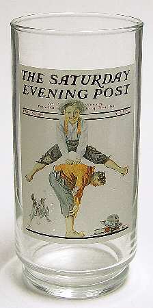 Saturday Evening Post Glasses by Arby's