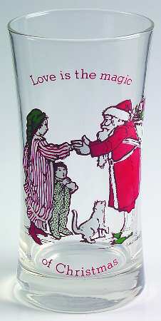 Holly Hobbie Christmas Glass by American Greetings