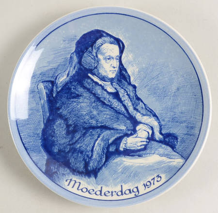Mother's Day Plate-Blue Delft by Blue Delft