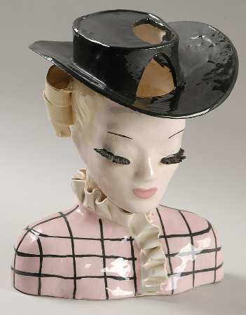 Betty Lou Nichols Head Vase by Betty Lou Nichols