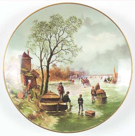 Winter Landscapes-Plates by Coalport