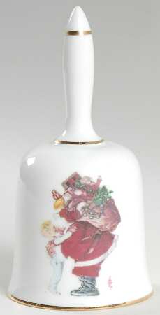 Leyendecker Christmas Bell by Royal Cornwall