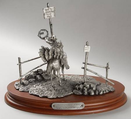Polland Annual Christmas Figurine by Chilmark Pewter