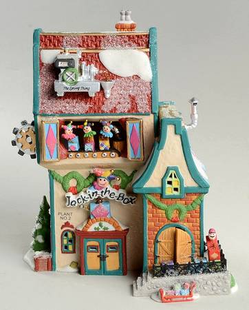Department 56 North Pole Village Jack In The Box Plant No. 2 - Boxed