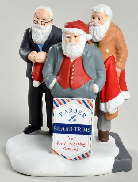 Department 56 Christmas In The City A Shave In Time For Christmas - With Box