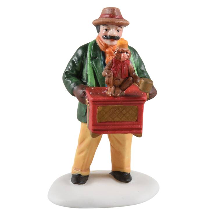 Department 56 Christmas In The City Organ Grinder - No Box