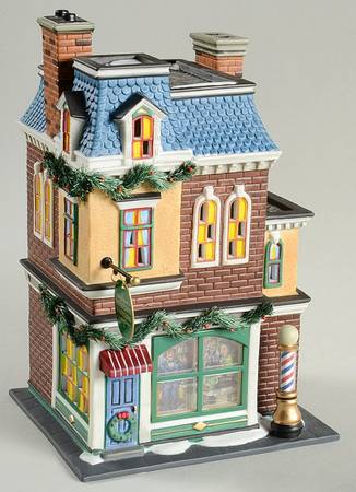 Department 56 Christmas In The City Midtown Barbershop - With Box