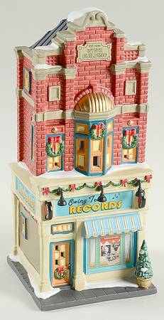 Department 56 Christmas In The City Swing Town Records - No Box
