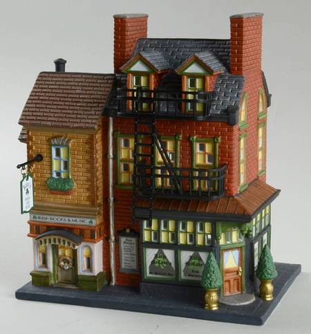 Department 56 Christmas In The City Katie McCabe's Restaurant & Books - With Box