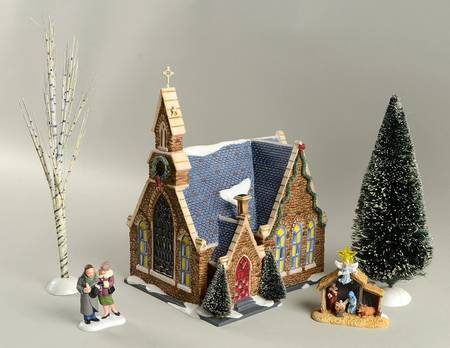 Department 56 Christmas In The City Church Of The Holy Light - With Box