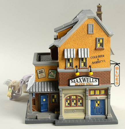 Department 56 Christmas In The City Maxwell's Blues Hall - With Box