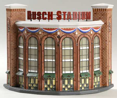 Department 56 Christmas In The City New Busch Stadium - With Box