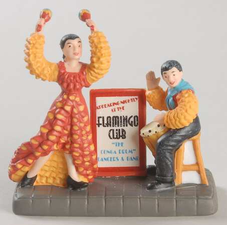 Department 56 Christmas In The City The Flamingo Revue - With Box