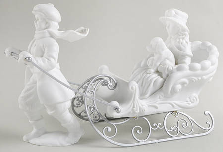 Department 56 Winter Silhouettes-Porcelain Let It Snow - Boxed