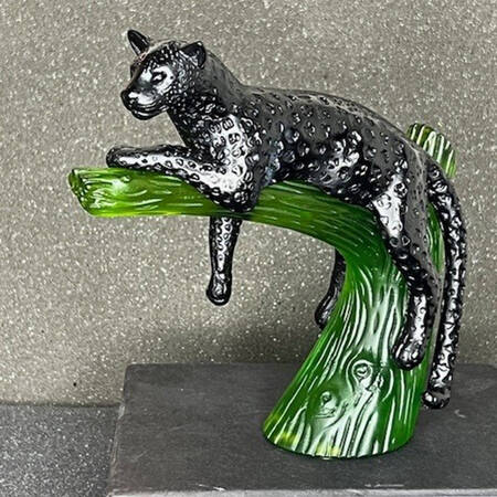 Daum Daum Figurines Panther In TreeBlack No Box Daum Daum Figurines Panther In TreeBlack No Box
