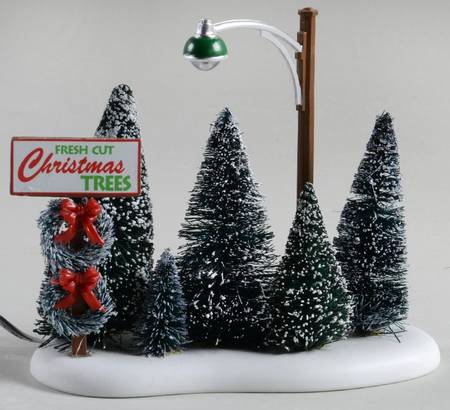 Department 56 General Village Electrical Lit Christmas Tree Lot - Boxed
