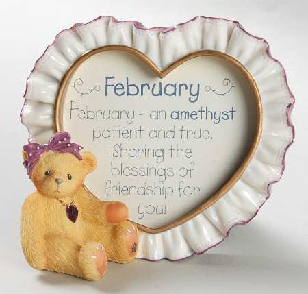 Birthstone Photoframes-Cherished Teddies by Enesco