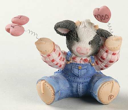 Mini Moos-Figurine by Enesco