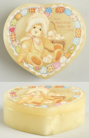 Cherished Teddies Heart Boxes by Enesco