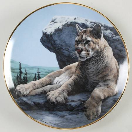 Franklin Mint National Wildlife Federation Prince Of The Mountain - No Box