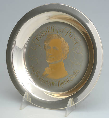 Franklin Mint Presidential Plates Franklin Pierce14th President No Box Franklin Mint Presidential Plates Franklin Pierce14th President No Box