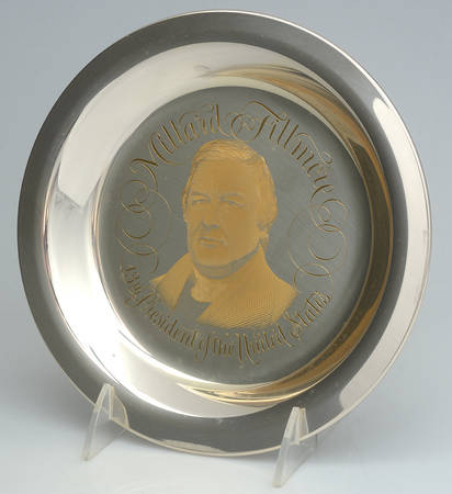 Franklin Mint Presidential Plates Millard Fillmore13th President No Box Franklin Mint Presidential Plates Millard Fillmore13th President No Box
