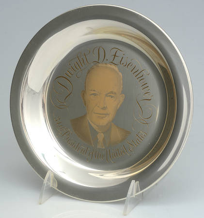 Franklin Mint Presidential Plates Dwight D Eisenhower34th President No Box Franklin Mint Presidential Plates Dwight D Eisenhower34th President No Box