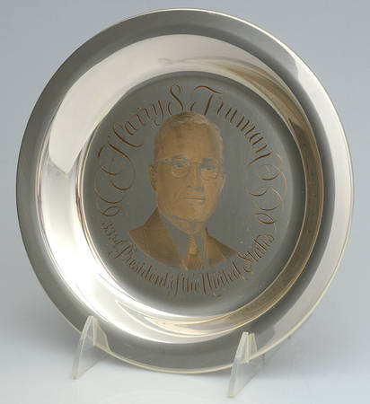 Franklin Mint Presidential Plates Harry S Truman33rd President No Box Franklin Mint Presidential Plates Harry S Truman33rd President No Box