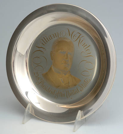 Franklin Mint Presidential Plates William McKinley25th President No Box Franklin Mint Presidential Plates William McKinley25th President No Box