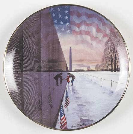 Vietnam Veterans Memorial by Franklin Mint