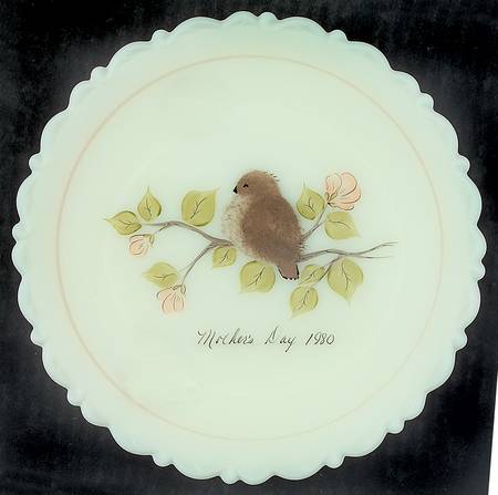 Mother'S Day Plate-Hand Painted by Fenton