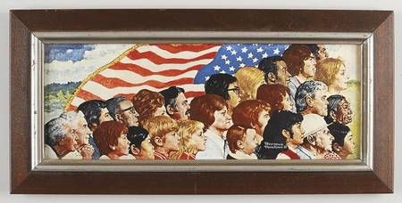 Norman Rockwells America-Plaque by Franklin Mint