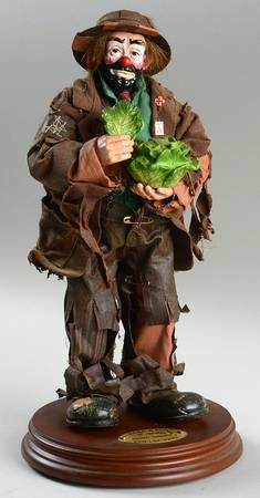Emmett Kelly Jr Real Rags by Flambro
