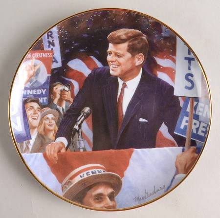 Franklin Mint John F KennedyPresident Poised For Victory  No Box