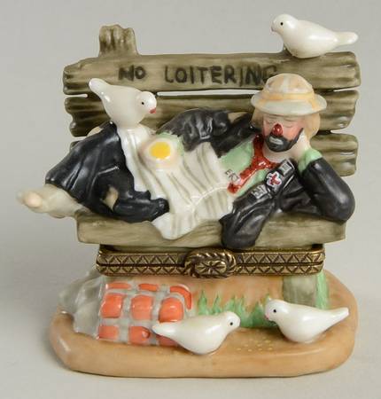 Emmett Kelly Jr Box by Flambro