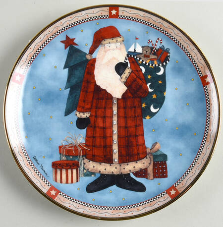 Debbie Mumm Santa by Franklin Mint