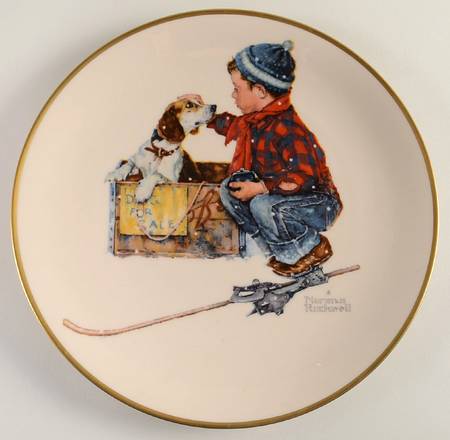 A Boy & His Dog-Four Seasons by Gorham