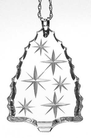 Crystal Annual Tree Medallion by Gorham Crystal