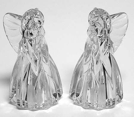 Gorham Figural Salt & Pepper Set by Gorham Crystal