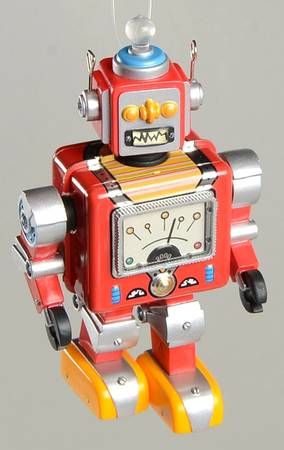 Robot Parade by Hallmark Gold Crown