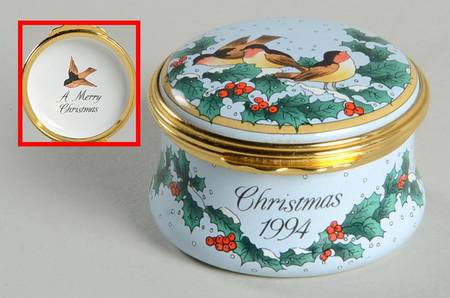 Halcyon Days Smithsonian Christmas Box by Halcyon Days