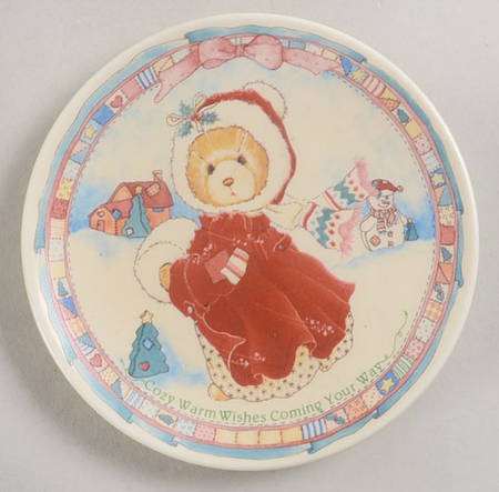 Cherished Teddies Mini Plates by Hamilton Collection