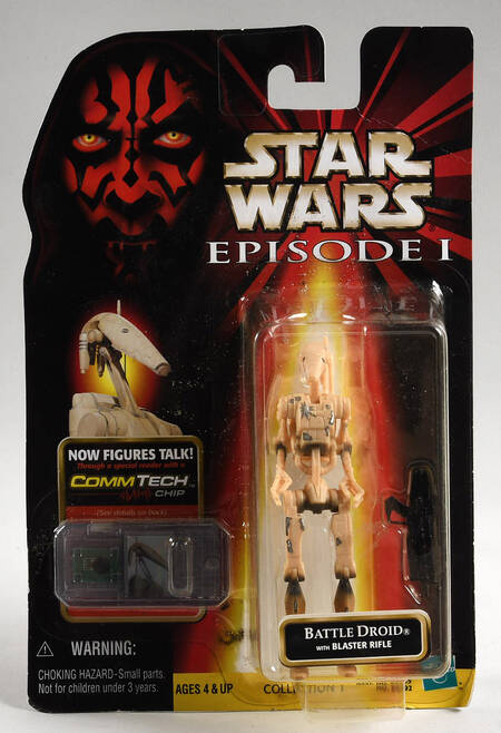 Hasbro Toys Star Wars:The Phantom Menace Battle Droid-Shot - Boxed