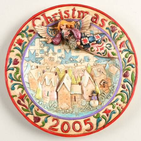 Annual Christmas Plate by Jim Shore